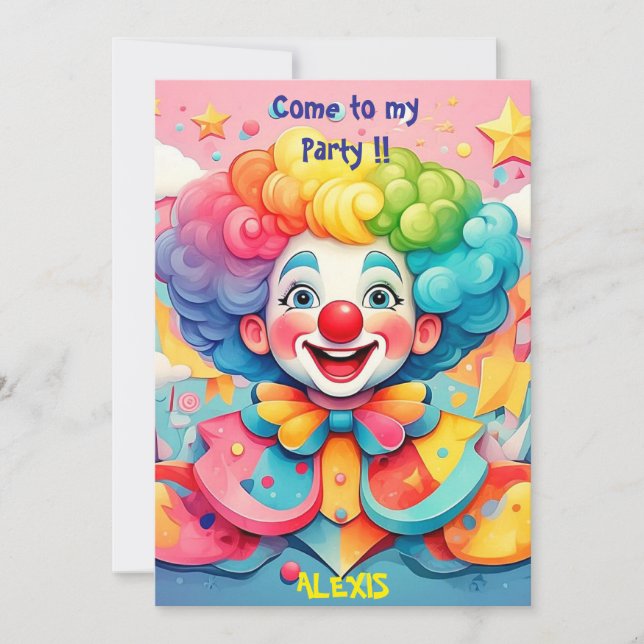 CONVITE " JOYFUL JESTER " (Frente)