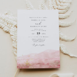 Convite JULIEN | Casamento Dourado de Lâmpadas de Água