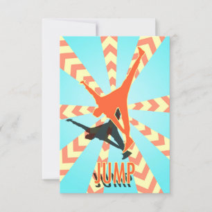 Convite "JUMP" infantil