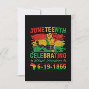 Convite Juneteenth quebrando todas as correntes homens mul