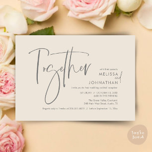 Convite Juntamente com seus pais, Recepção de Casamento