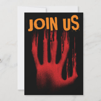 Convite Junte-se a nós no Halloween