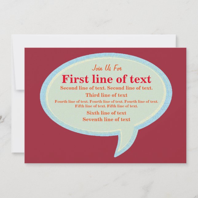 Convite Junte-se a nós para (Frente)