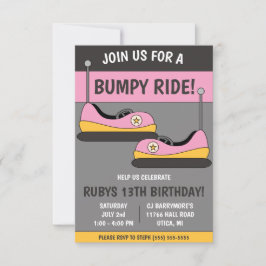 Convite Junte-se a nós para um Bumpy Ride! Aniversário de