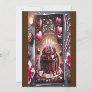 Convite Junte-se a nós para uma festa (dia do bolo)