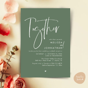 Convite Junto com seus pais, Recepção de casamento