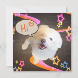 Convite Just Saying "Hi" Invitation