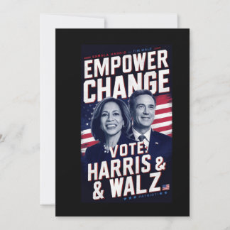 Convite Kamala Harris e Tim Walz