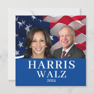 Convite Kamala Harris E Tim Walz 2024