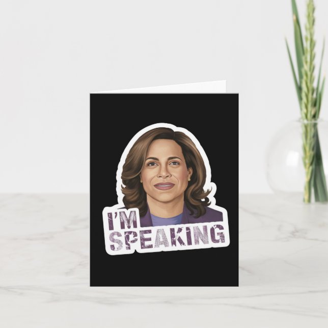 Convite Kamala Harris Eu Estou Falando, Citação Histórica  (Frente)