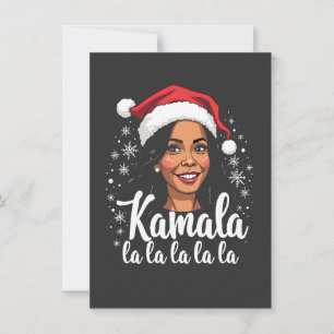 Convite Kamala La La La Kamala Harris Natal Papai Noel 