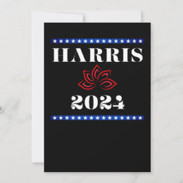 Convite Kamala Lotus Harris para POTUS