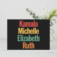 Kamala Michelle Elizabeth Ruth Política Feminista