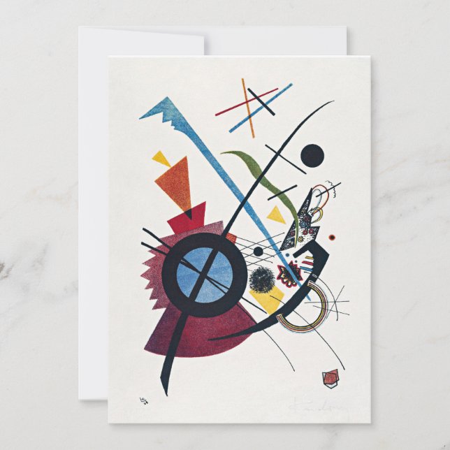 Convite Kandinsky - Violet, (Frente)