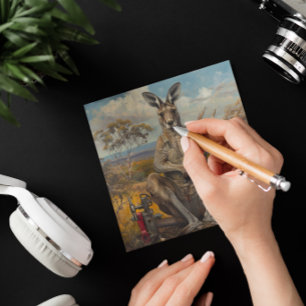 Convite Kangaroo Handyman, personalizável