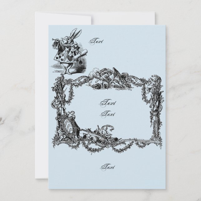 Convite Karte zum Gestalten – Card to design yourself (Frente)