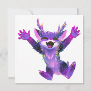 Convite Kawaii Cosmic Chibi