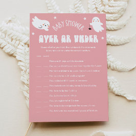 Convite Kawaii Halloween Sobre Ou Sob Jogo De Chá de frald