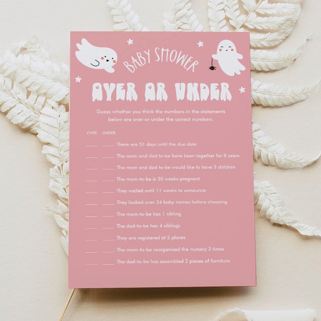 Convite Kawaii Halloween Sobre Ou Sob Jogo De Chá de frald (Criador carregado)