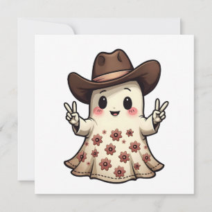 Convite Kawaii, o pastel japonês Ghost Halloween