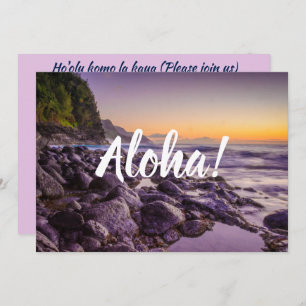 Convite Ke’e Beach em Sunrise, Kauai, Havaí