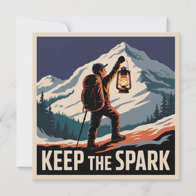 Convite Keep The Spark (Frente)