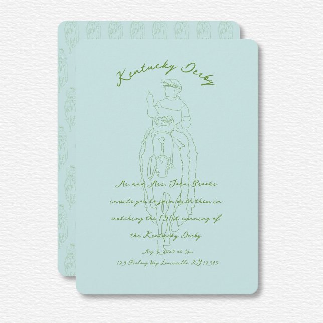 Convite Kentucky Derby (Criador carregado)