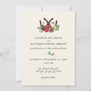 Convite Kentucky Derby Inspirou o Casamento