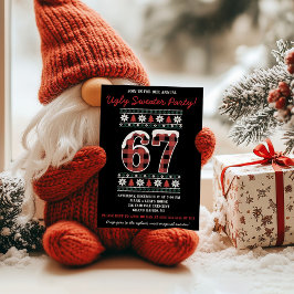 Convite Kids' 67 Ugly Sweater Holiday Party