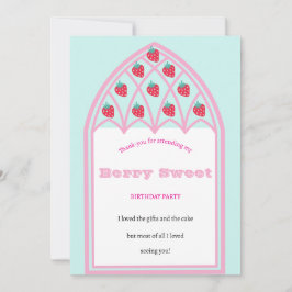 Convite Kids Berry Sweet Party Flat-you Card