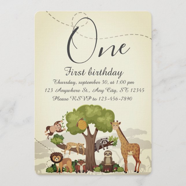 Convite Kids Birthday Party (Frente)