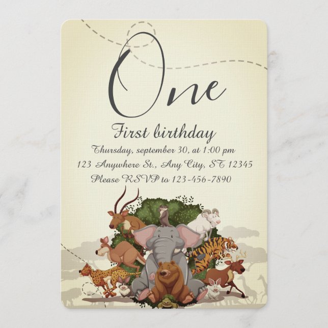 Convite Kids Birthday Party (Frente)