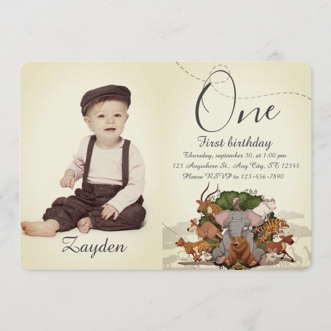 Convite Kids Birthday Party (Frente)