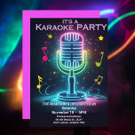 Convite Kids Karaoke 10TH (editável) Festa de aniversário<br><div class="desc">Prepare-se para cantar seu coração com este Convite de aniversário do 10º Karaoke, crianças divertidas e festivas! Este convite editável apresenta um design vibrante com notas de música coloridas, um microfone, para definir o palco de uma celebração inesquecível. Perfeito para o aniversário da sua estrela que está chegando, é totalmente...</div>