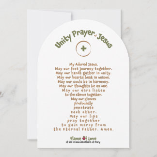 Convite Kids Large (5"x7") FOL Prayer Card