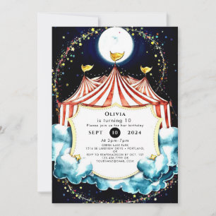Convite Kids Pastel Circus Birthday