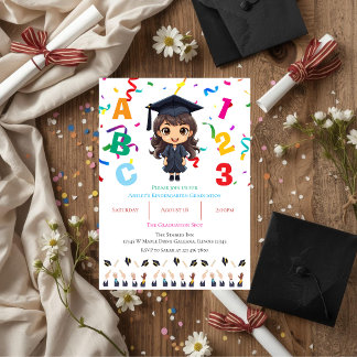 Convite Kindergarten Graduation 