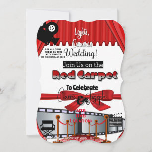 Convite Kindgom Red Carpet Invitation