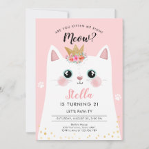 Kitten Meow Crown Girl Kitty