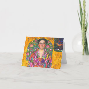 Convite Klimt Retrato de Eugenia Primavesi