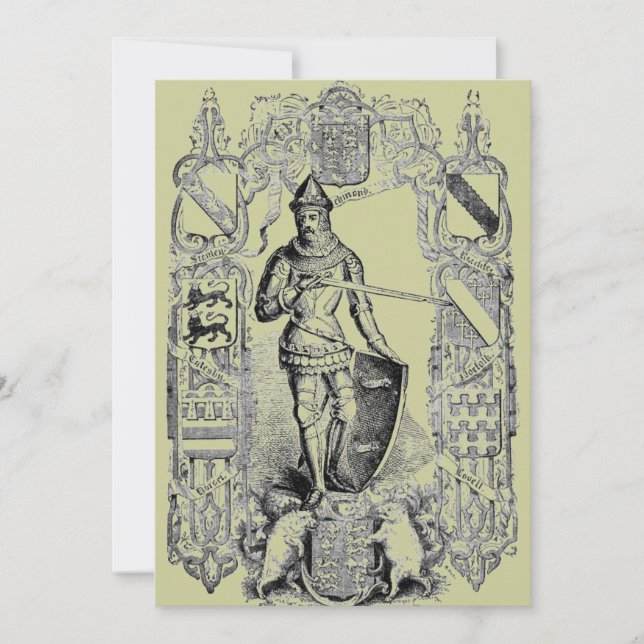 Convite Knight (Frente)