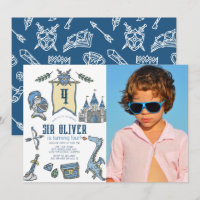 Knight Dragon Castle Medieval Birthday Foto