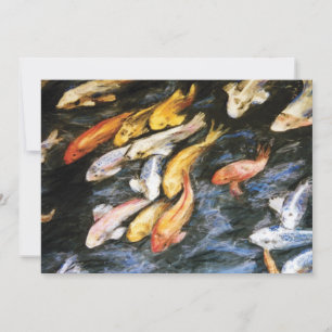 Convite Koi Fish Invite