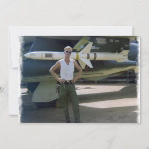 Convite Korat AFB Tailândia 1968 F-105 Impressão