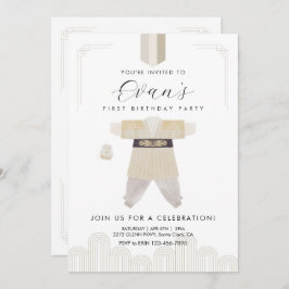 Convite Korean Dol First Birthday Hanbok Invitation