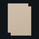 Convite Kraft de 3,5 pol x 5 pol. personalizado | Matte ec<br><div class="desc">Crie convites personalizados incríveis com nossas placas de papel Kraft premium de 3, 5" x 5". Perfeito para casamentos, aniversários e eventos especiais, esses convites ecológicos apresentam um acabamento suave e de tom de terra e espessura de 14 pt (peso de 100 lb). Escolha entre as orientações retrato ou paisagem...</div>