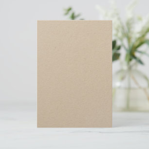 Convite Kraft Personalizado 8,89 cm x 12,7 cm Matte Ecol