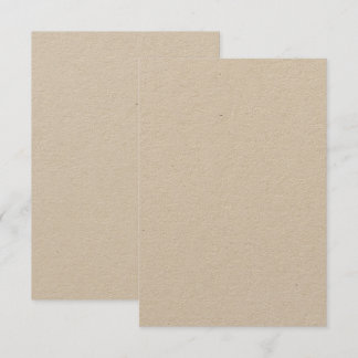 Convite Kraft Personalizado 8,9 cm x 12,7 cm | Matte Ecoló