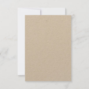 Convite Kraft Personalizado 9 x 13 cm Matte Ecológico