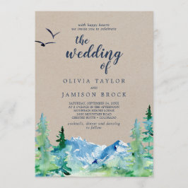 Convite Kraft Rocky Mountain Destino O Casamento De